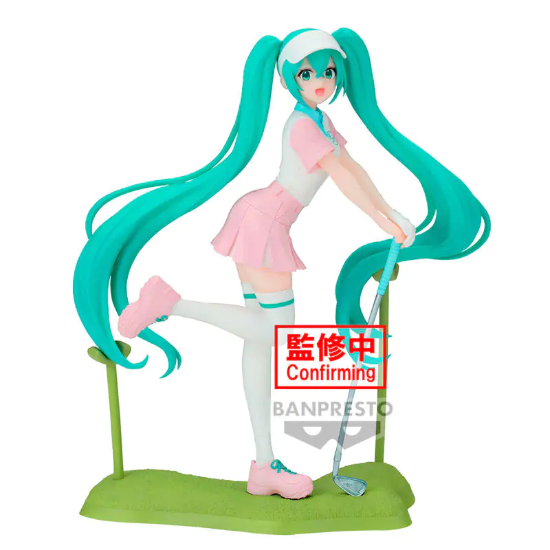 Hatsune Miku Holiday Memories Golf figúrka 20 cm produktová fotografia