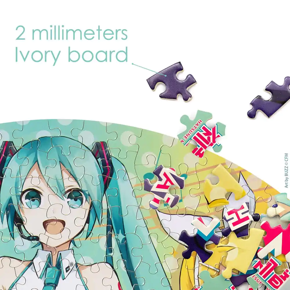 Hatsune Miku okrúhle puzzle 500 dielikov produktová fotografia