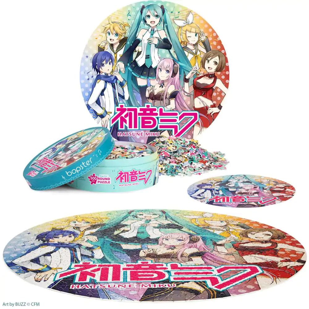 Hatsune Miku okrúhle puzzle 500 dielikov produktová fotografia