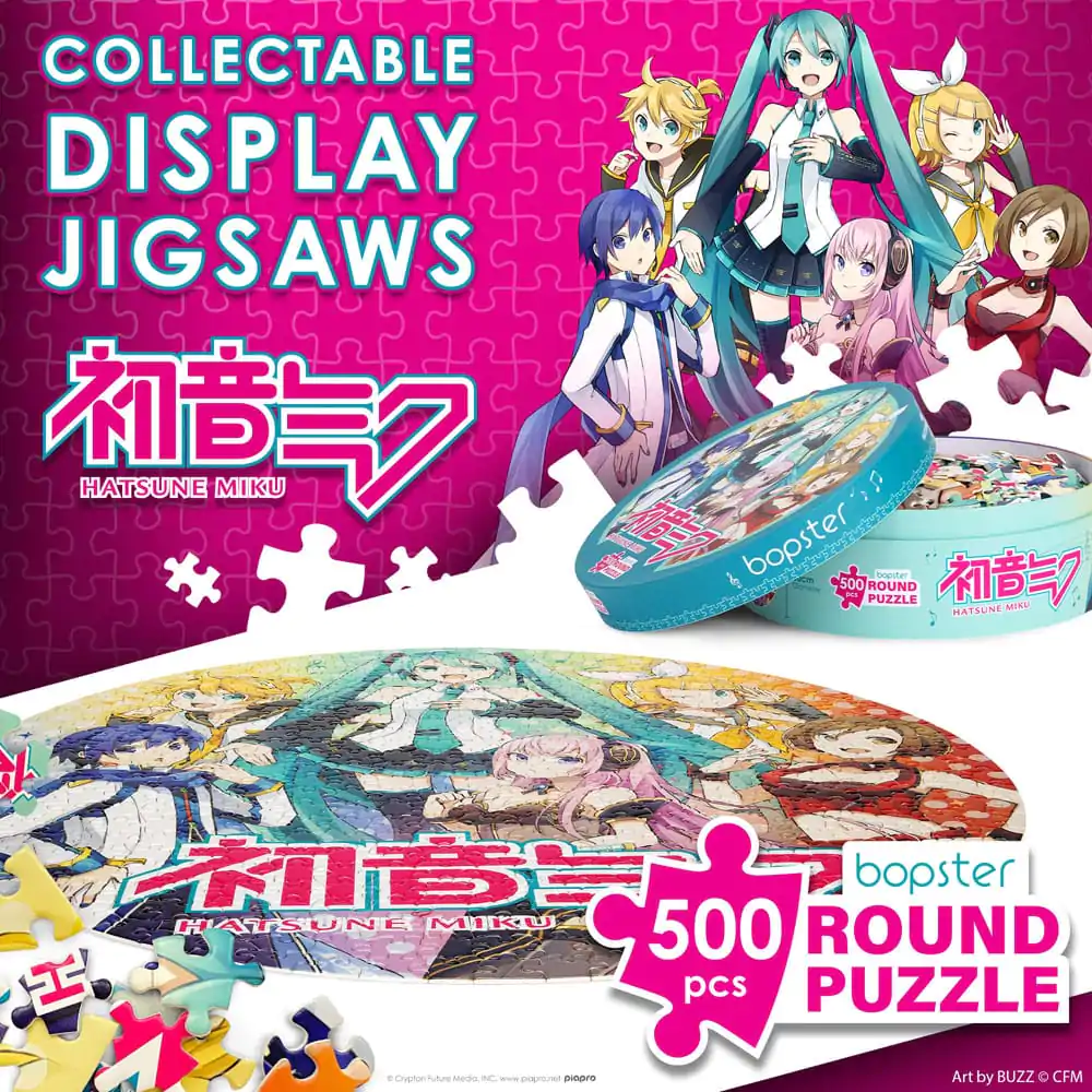 Hatsune Miku okrúhle puzzle 500 dielikov produktová fotografia