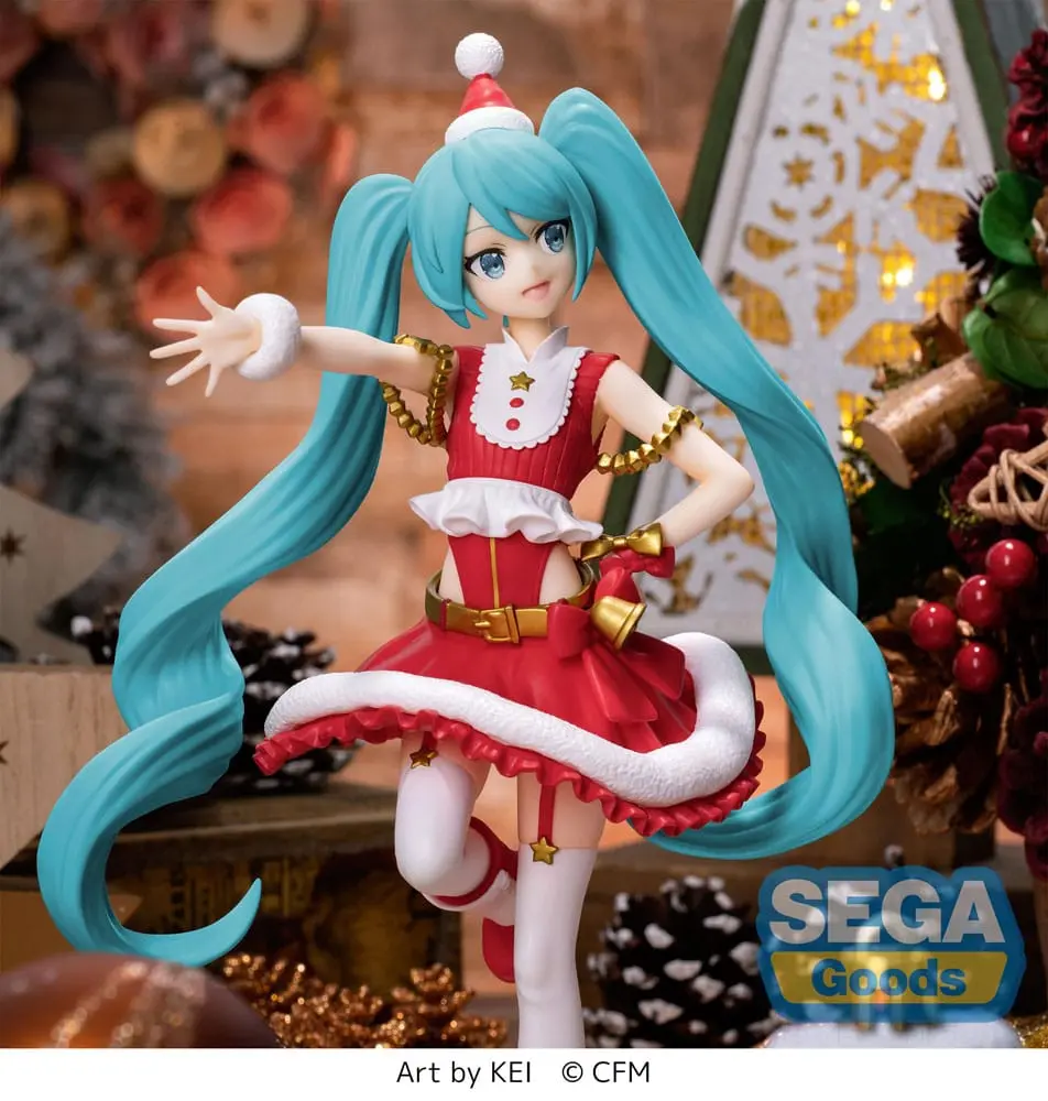 Hatsune Miku Luminasta PVC Socha Hatsune Miku Christmas 2023 20 cm produktová fotografia