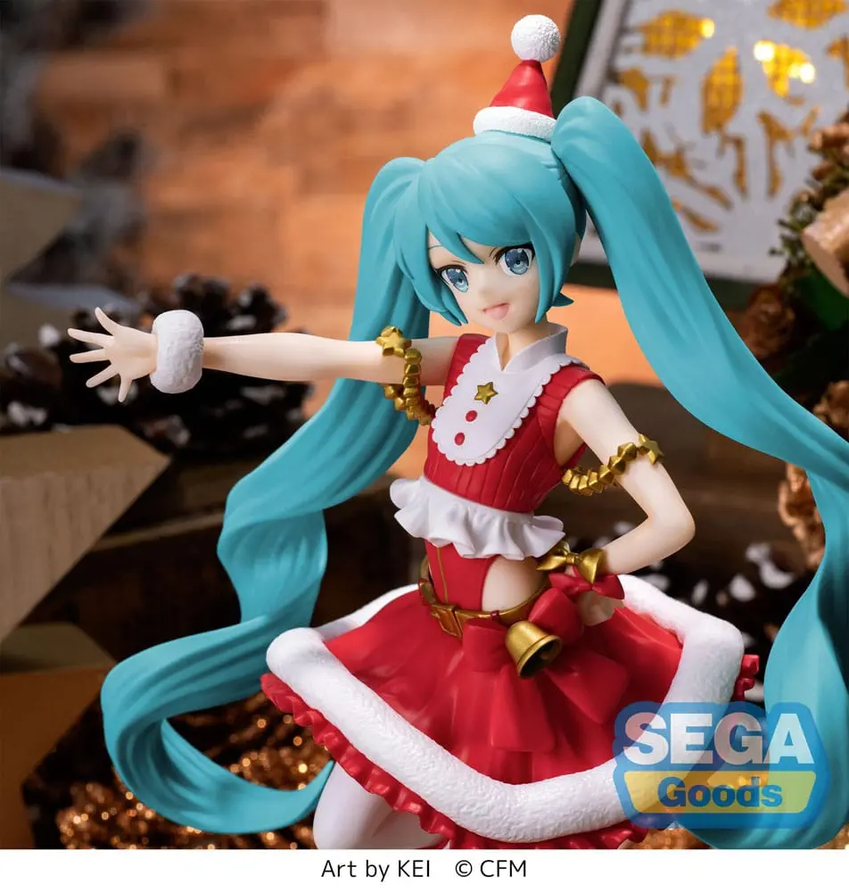 Hatsune Miku Luminasta PVC Socha Hatsune Miku Christmas 2023 20 cm produktová fotografia