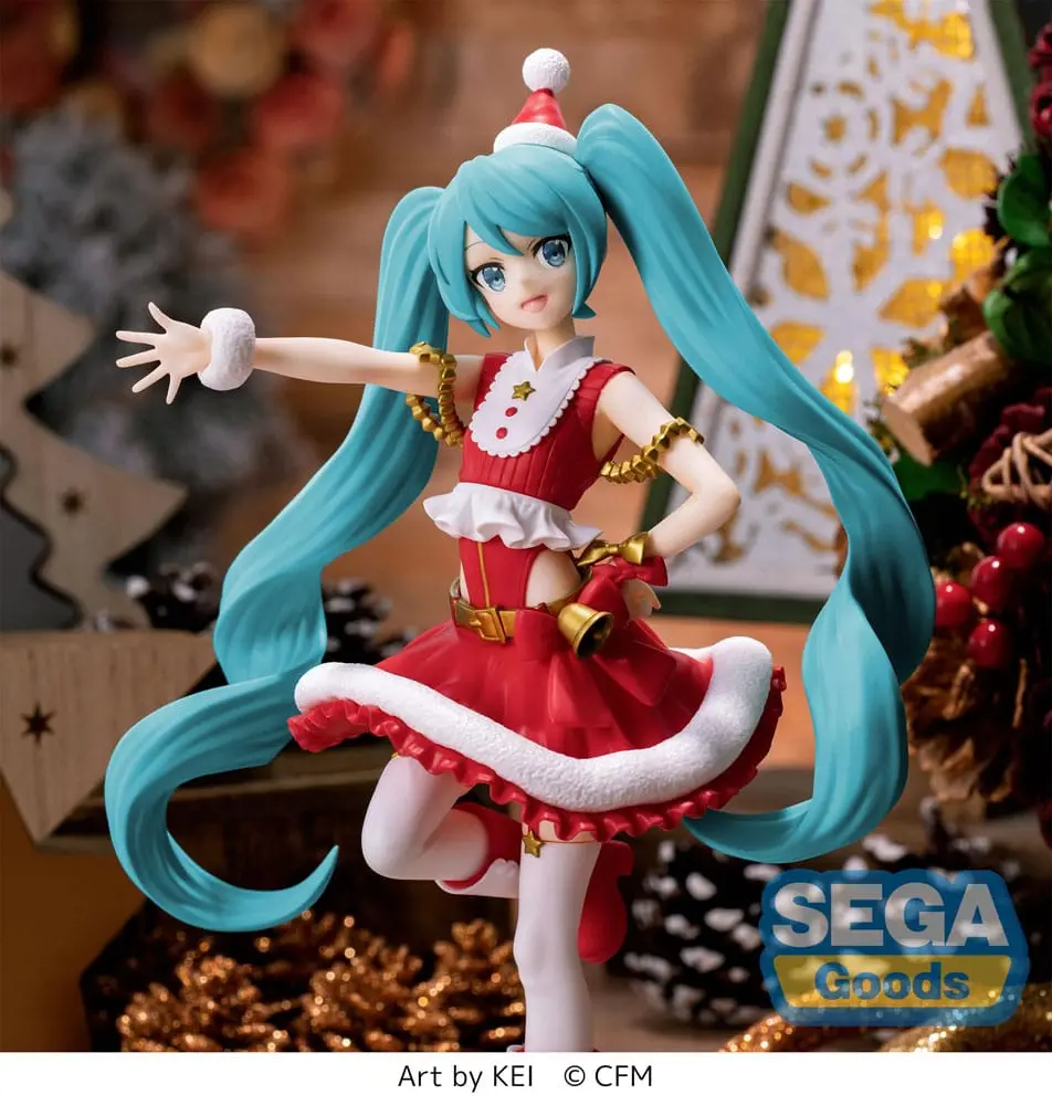 Hatsune Miku Luminasta PVC Socha Hatsune Miku Christmas 2023 20 cm produktová fotografia