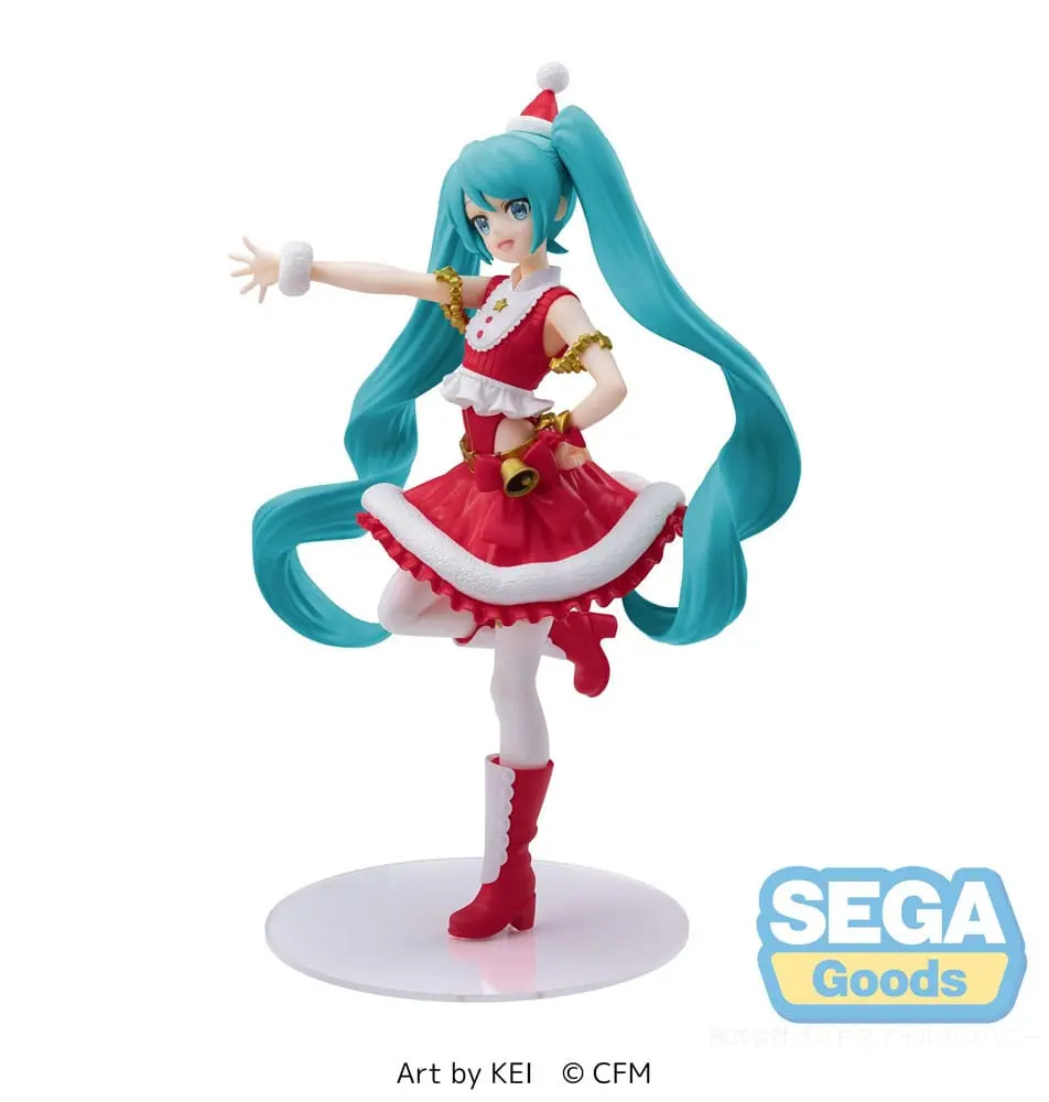 Hatsune Miku Luminasta PVC Socha Hatsune Miku Christmas 2023 20 cm produktová fotografia