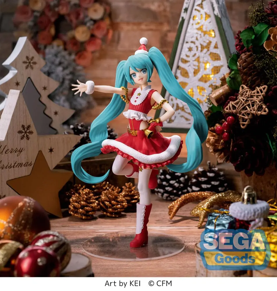 Hatsune Miku Luminasta PVC Socha Hatsune Miku Christmas 2023 20 cm produktová fotografia