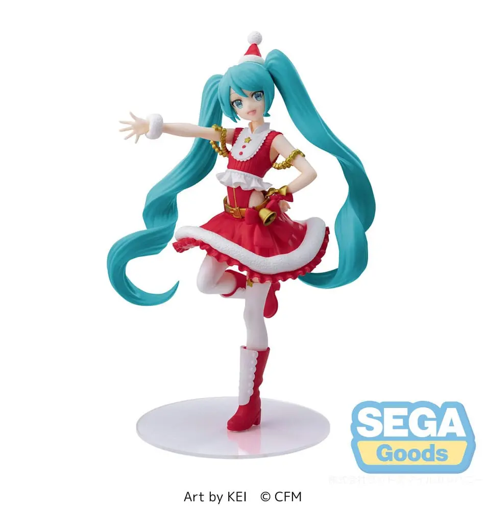 Hatsune Miku Luminasta PVC Socha Hatsune Miku Christmas 2023 20 cm produktová fotografia
