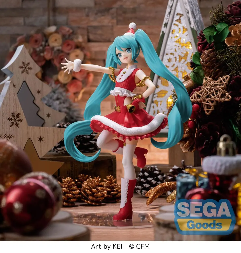 Hatsune Miku Luminasta PVC Socha Hatsune Miku Christmas 2023 20 cm produktová fotografia
