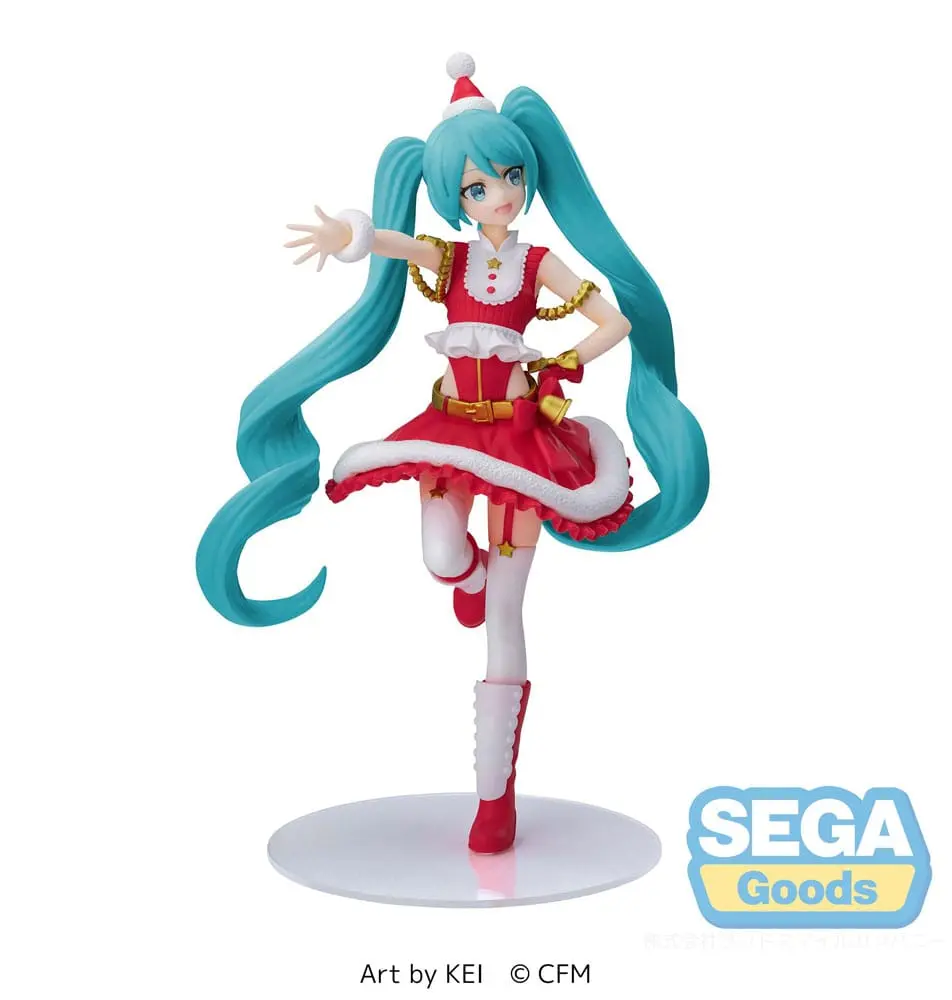 Hatsune Miku Luminasta PVC Socha Hatsune Miku Christmas 2023 20 cm produktová fotografia