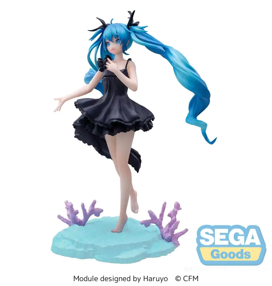 Hatsune Miku Luminasta PVC Socha Hatsune Miku Deep Sea Girl 18 cm produktová fotografia