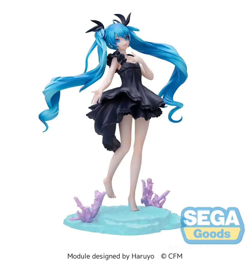 Hatsune Miku Luminasta PVC Socha Hatsune Miku Deep Sea Girl 18 cm produktová fotografia