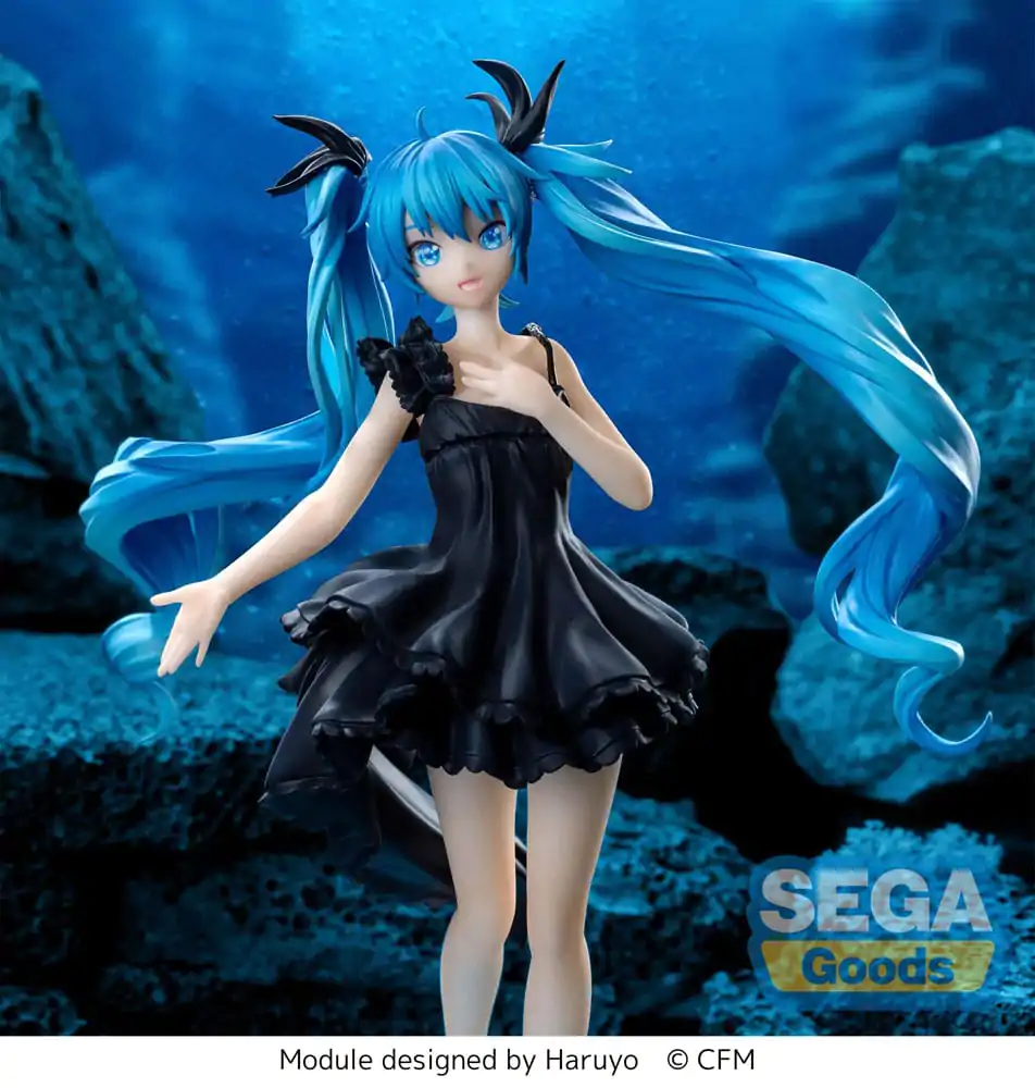 Hatsune Miku Luminasta PVC Socha Hatsune Miku Deep Sea Girl 18 cm produktová fotografia