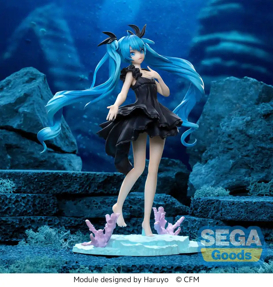 Hatsune Miku Luminasta PVC Socha Hatsune Miku Deep Sea Girl 18 cm produktová fotografia