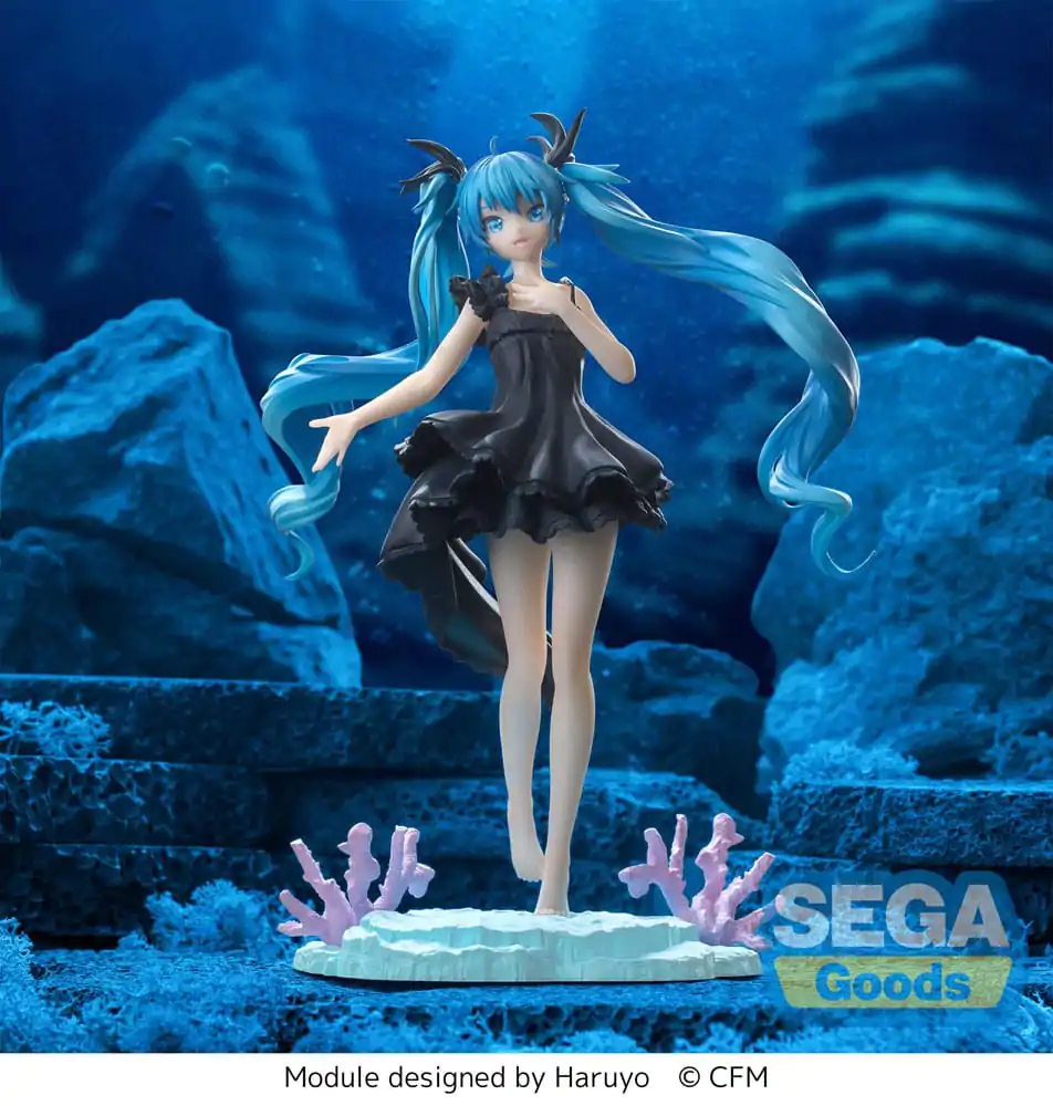 Hatsune Miku Luminasta PVC Socha Hatsune Miku Deep Sea Girl 18 cm produktová fotografia
