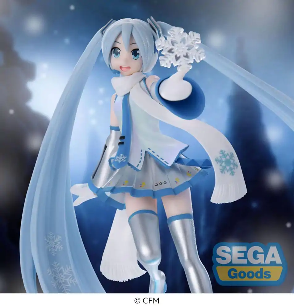 Hatsune Miku Luminasta PVC Socha Snow Miku Sky Town Ver. 22 cm produktová fotografia