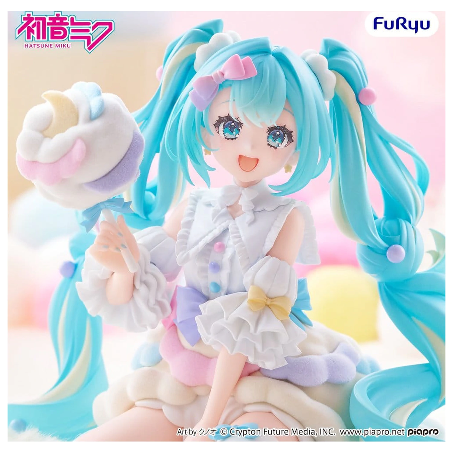 Hatsune Miku melffy PVC figúrka Sugar Cloud 11 cm produktová fotografia