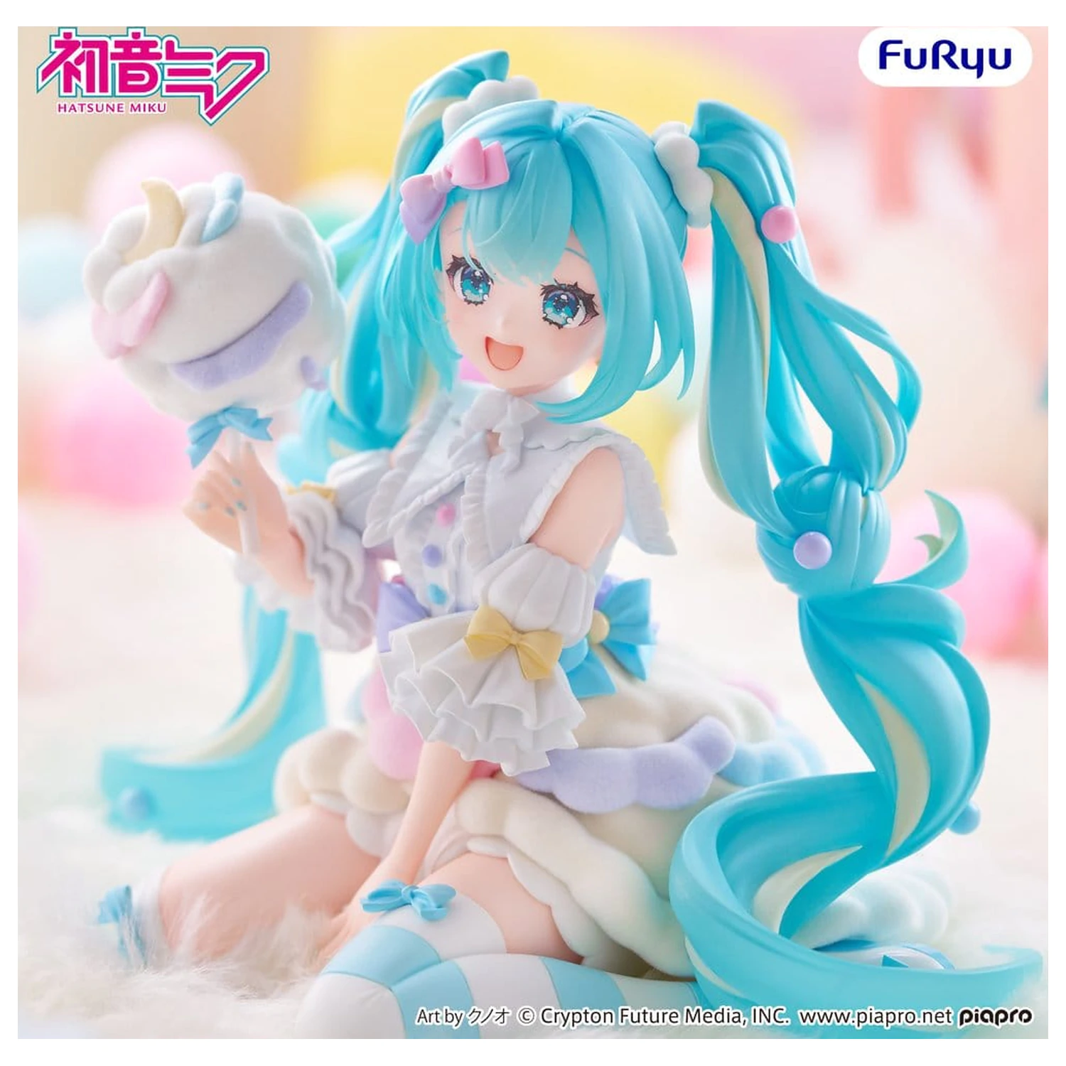 Hatsune Miku melffy PVC figúrka Sugar Cloud 11 cm produktová fotografia