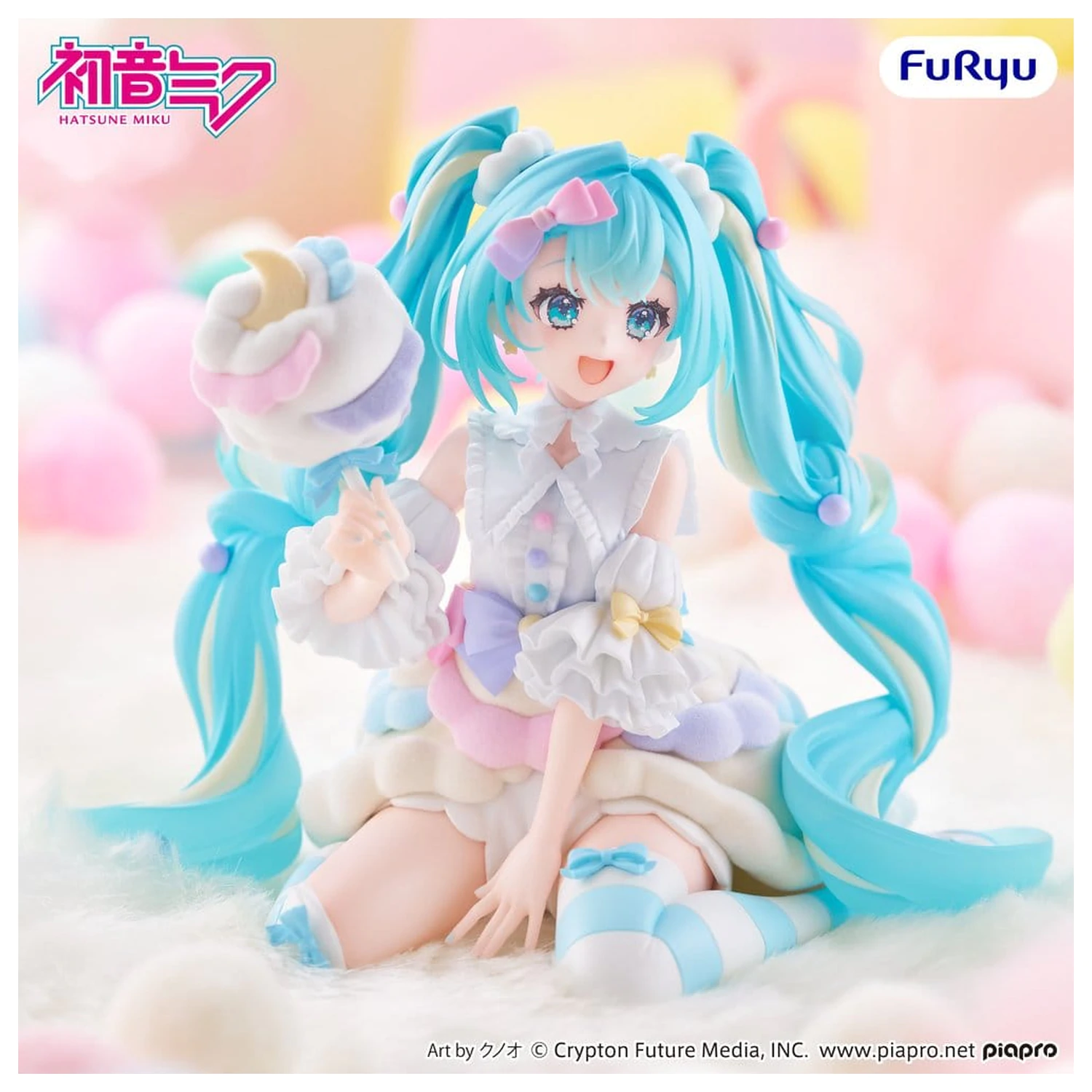 Hatsune Miku melffy PVC figúrka Sugar Cloud 11 cm produktová fotografia