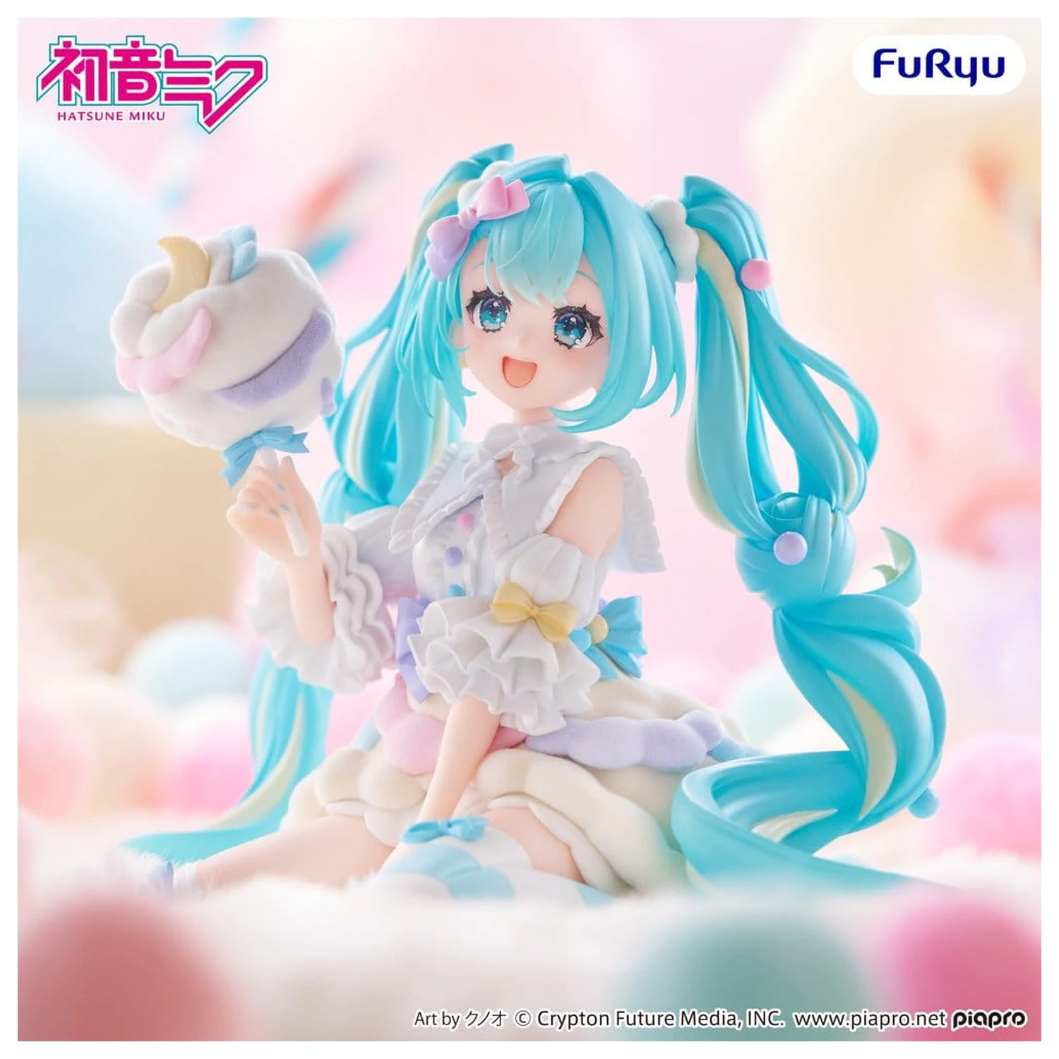 Hatsune Miku melffy PVC figúrka Sugar Cloud 11 cm produktová fotografia