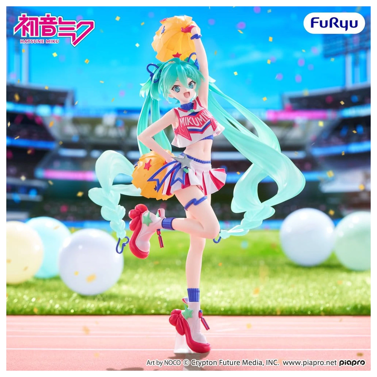 Hatsune Miku Muchute PVC figúrka Cheerleader Ver. 22 cm produktová fotografia