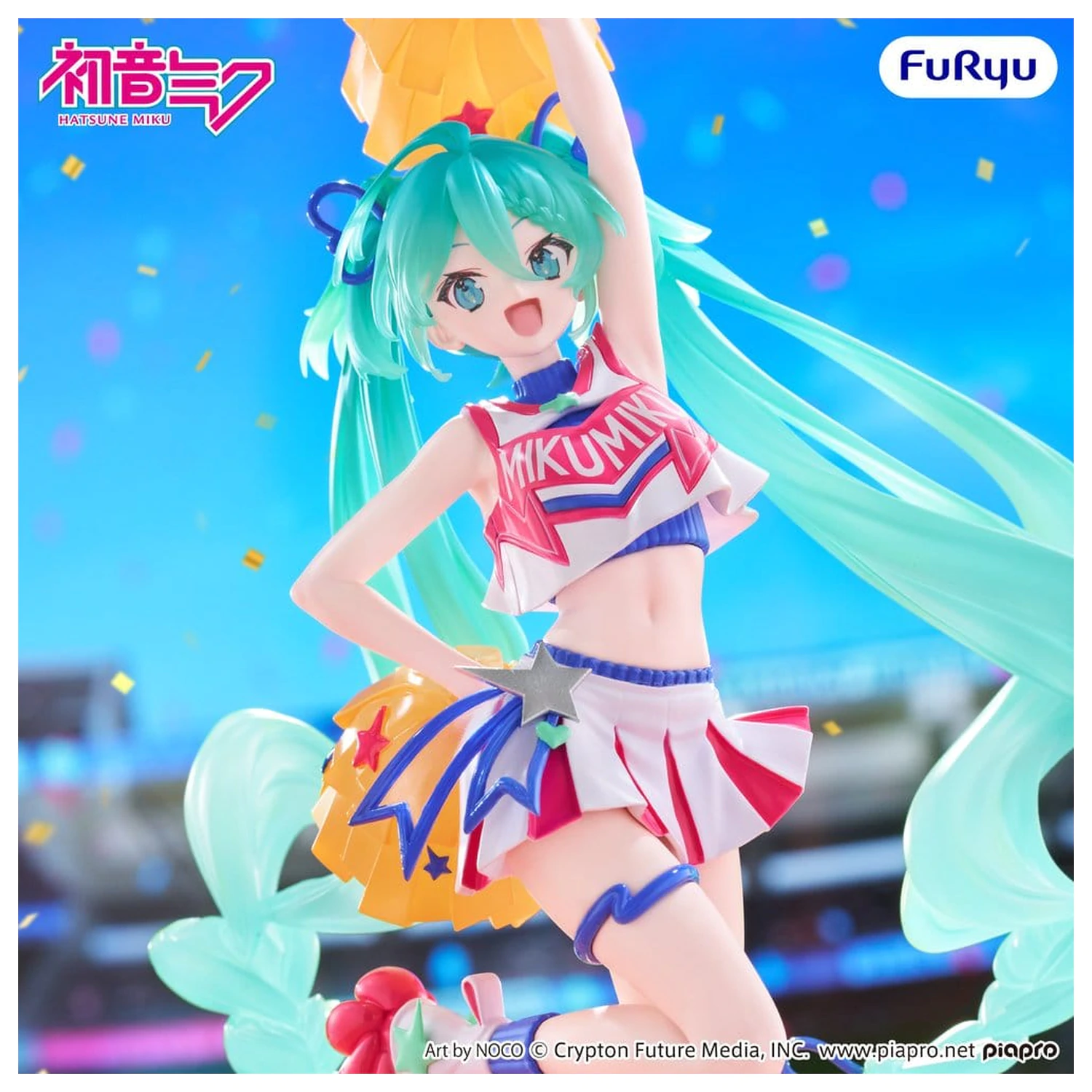 Hatsune Miku Muchute PVC figúrka Cheerleader Ver. 22 cm produktová fotografia