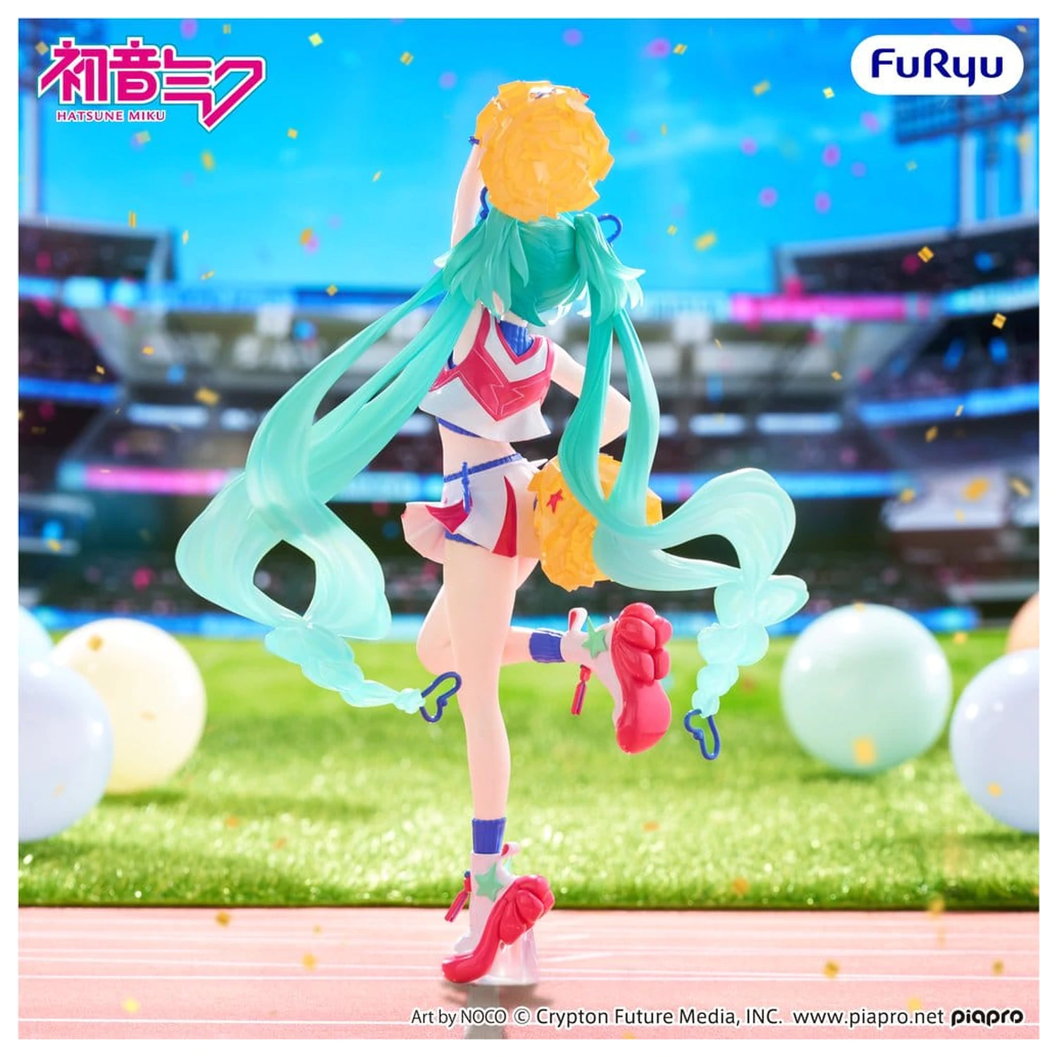Hatsune Miku Muchute PVC figúrka Cheerleader Ver. 22 cm produktová fotografia