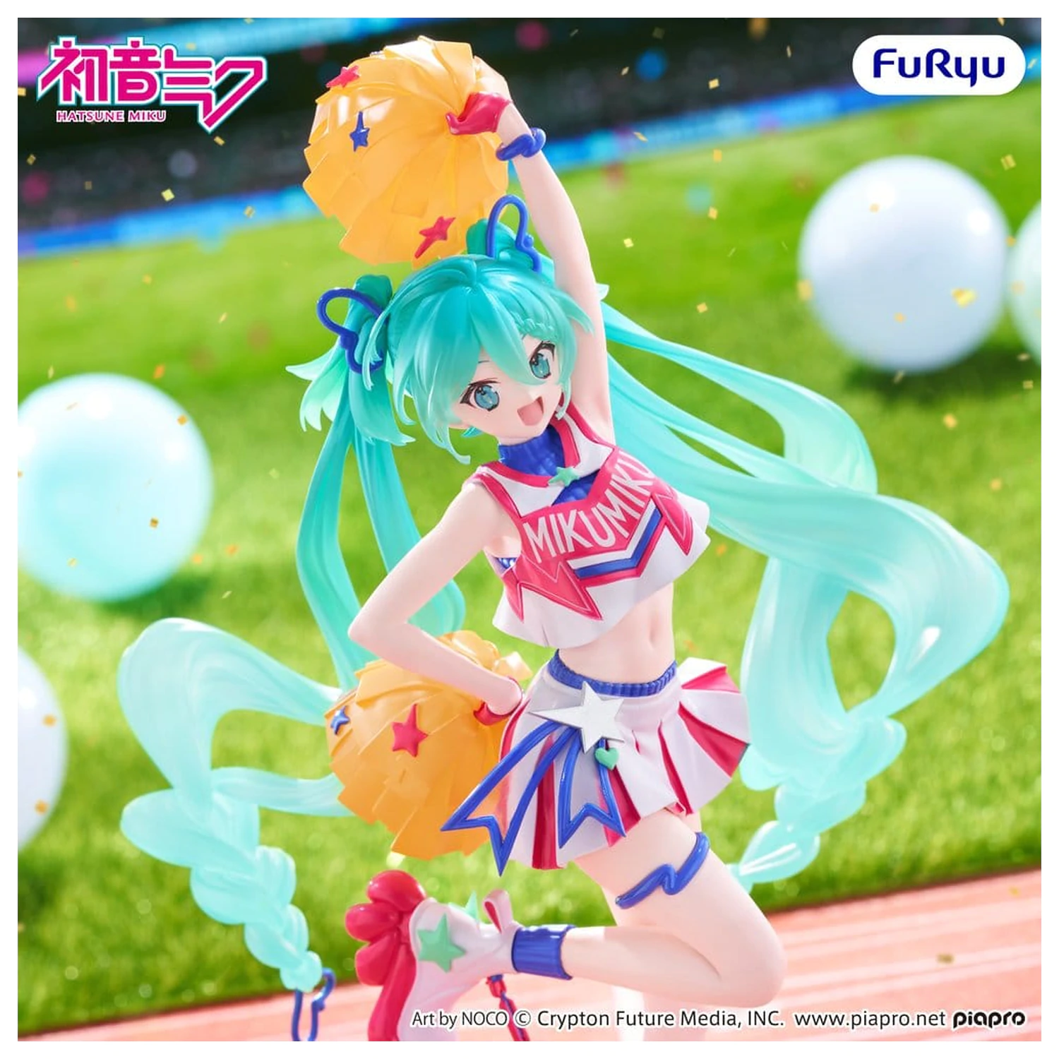 Hatsune Miku Muchute PVC figúrka Cheerleader Ver. 22 cm produktová fotografia