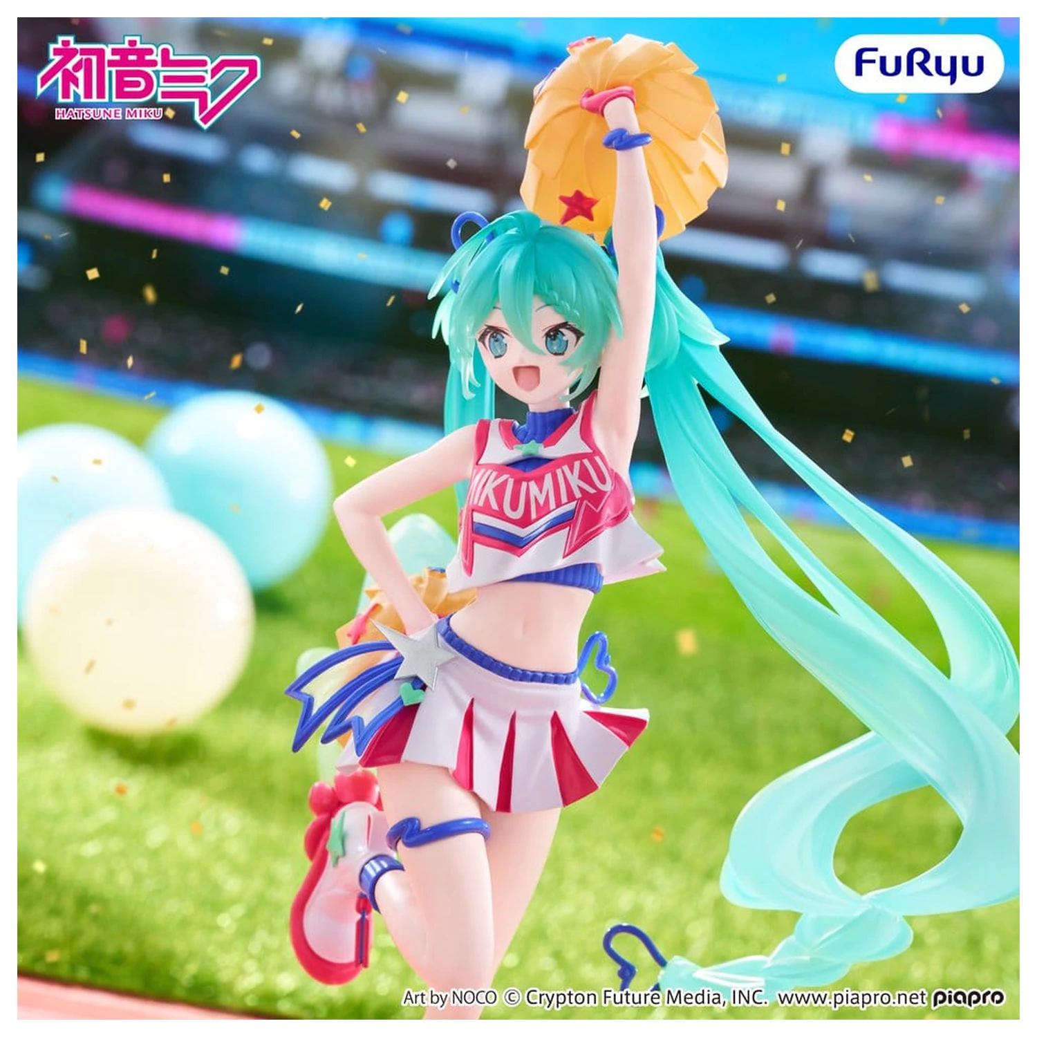 Hatsune Miku Muchute PVC figúrka Cheerleader Ver. 22 cm produktová fotografia