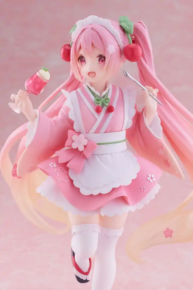 Hatsune Miku PVC Socha Newley Written Sakura Miku Japanese Cafe Ver. 18 cm produktová fotografia
