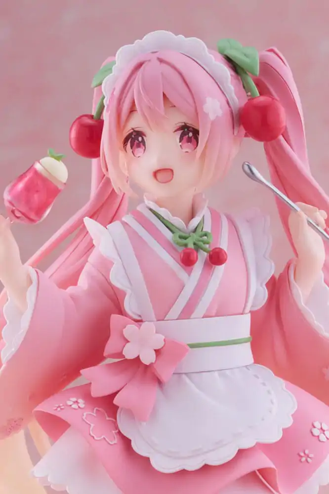 Hatsune Miku PVC Socha Newley Written Sakura Miku Japanese Cafe Ver. 18 cm produktová fotografia
