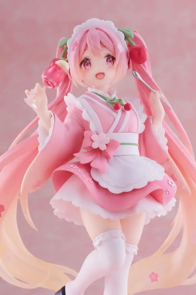 Hatsune Miku PVC Socha Newley Written Sakura Miku Japanese Cafe Ver. 18 cm produktová fotografia