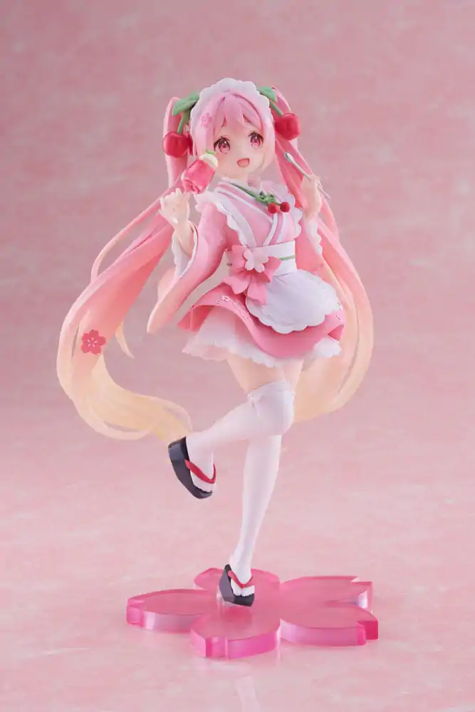 Hatsune Miku PVC Socha Newley Written Sakura Miku Japanese Cafe Ver. 18 cm produktová fotografia