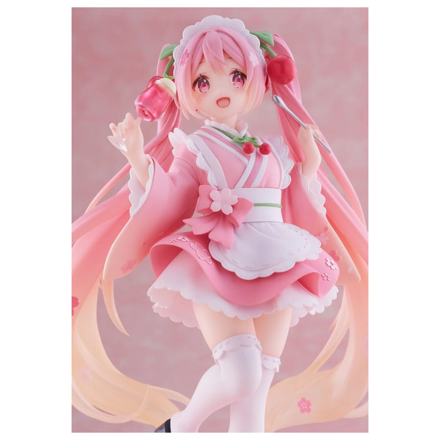 Hatsune Miku PVC Socha Newley Written Sakura Miku Japanese Cafe Ver. Opätovné vydanie 18 cm produktová fotografia