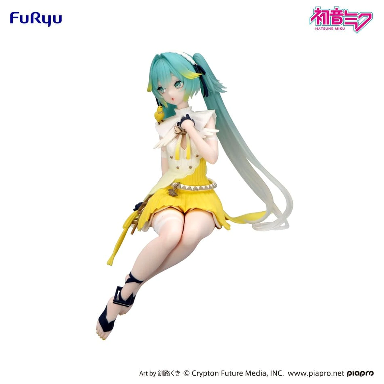 Hatsune Miku Noodle Stopper PVC Socha Canary Bird heo exkluzívne 14 cm produktová fotografia