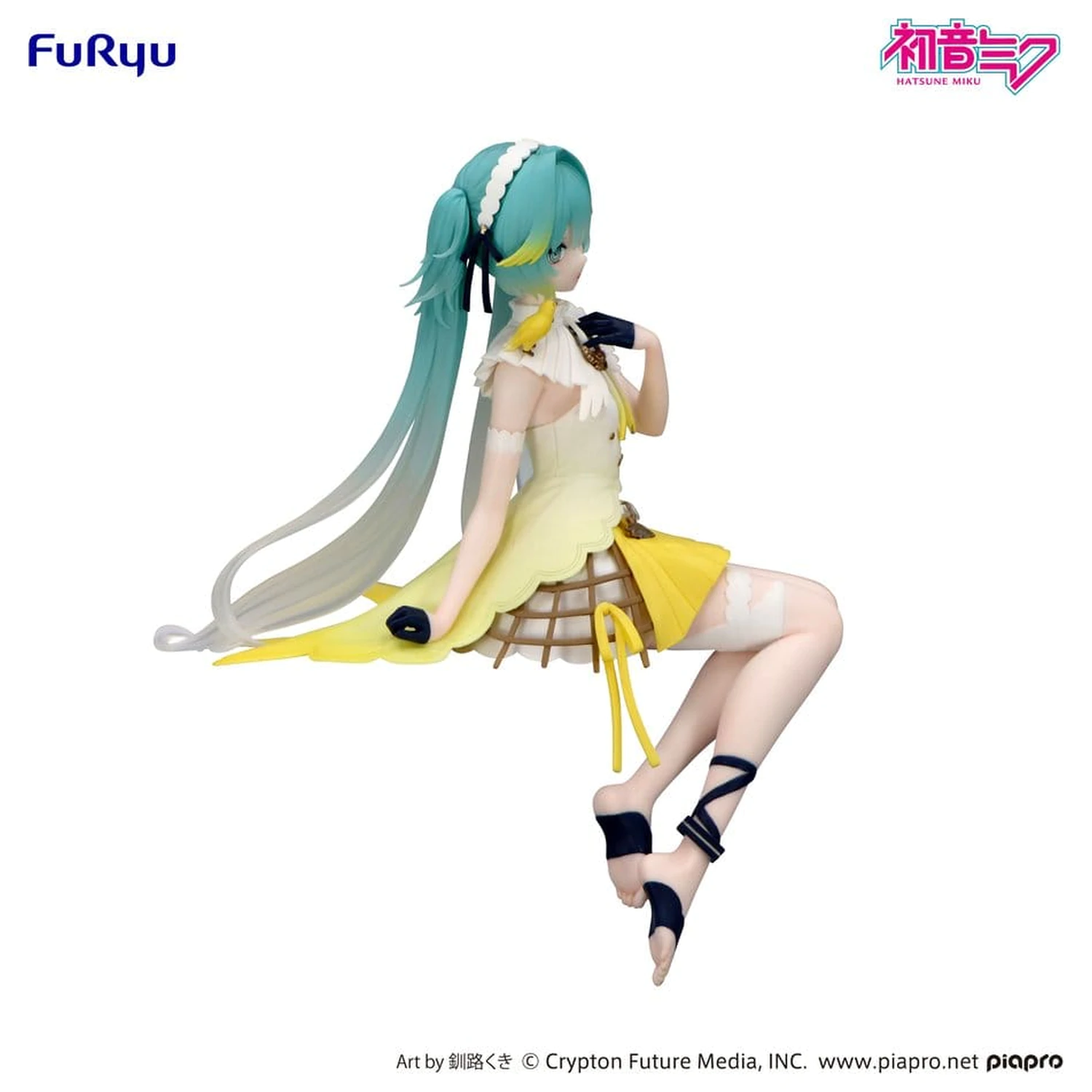 Hatsune Miku Noodle Stopper PVC Socha Canary Bird heo exkluzívne 14 cm produktová fotografia