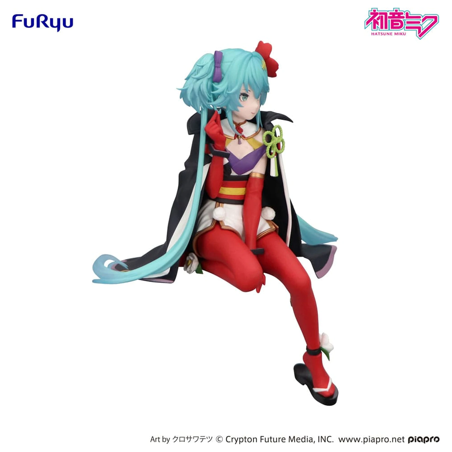 Hatsune Miku zátka na rezance PVC socha Flower Fairy Camellia 15 cm produktová fotografia