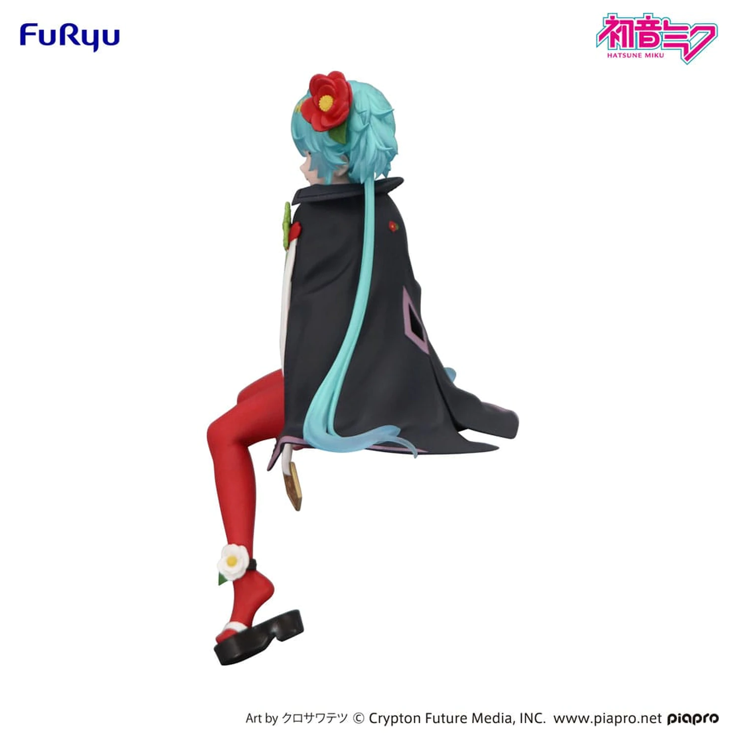 Hatsune Miku zátka na rezance PVC socha Flower Fairy Camellia 15 cm produktová fotografia