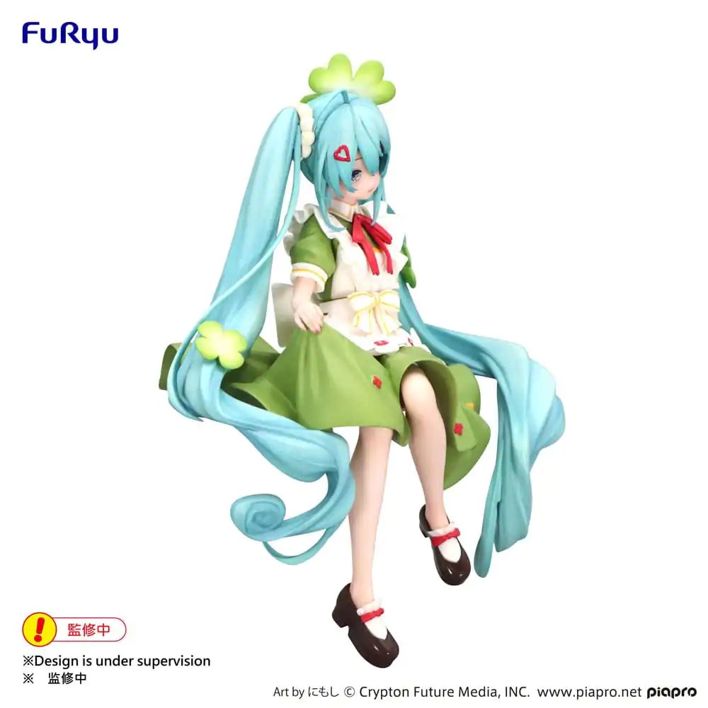 Hatsune Miku Noodle Stopper PVC Socha Flower Fairy Clover 15 cm produktová fotografia