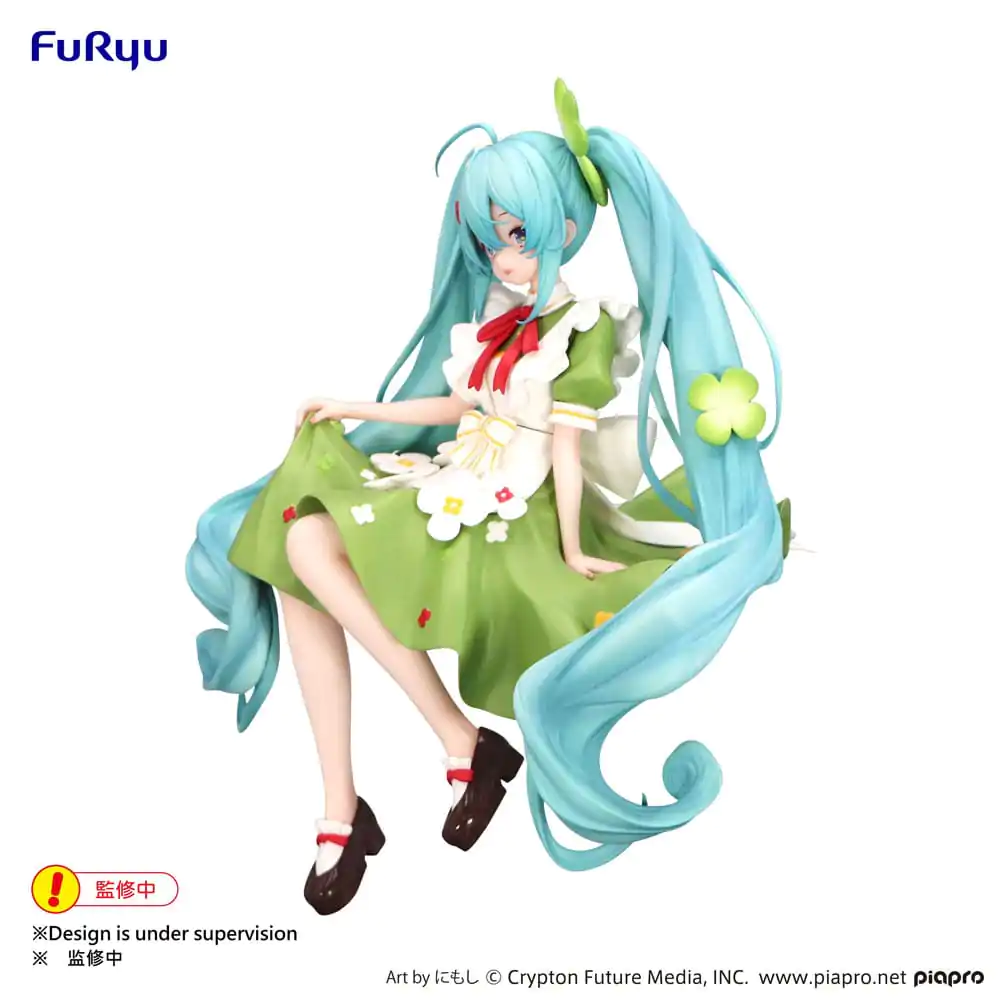 Hatsune Miku Noodle Stopper PVC Socha Flower Fairy Clover 15 cm produktová fotografia