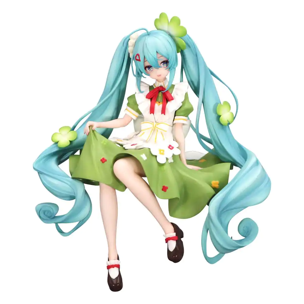 Hatsune Miku Noodle Stopper PVC Socha Flower Fairy Clover 15 cm produktová fotografia