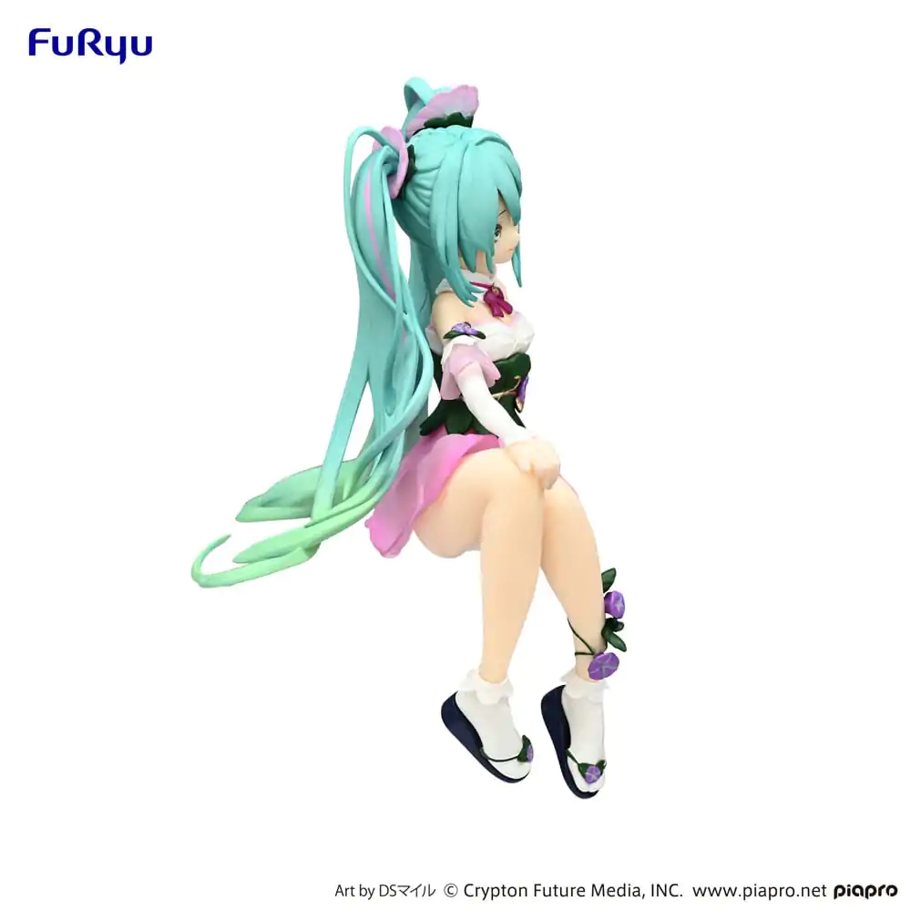Hatsune Miku Noodle Stopper PVC Socha Kvetinová Víla Morning Glory Ružová Farebná Verzia 14 cm produktová fotografia