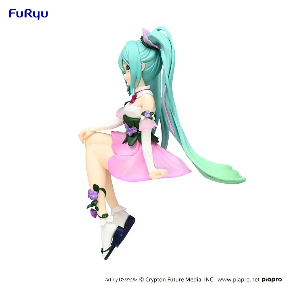 Hatsune Miku Noodle Stopper PVC Socha Kvetinová Víla Morning Glory Ružová Farebná Verzia 14 cm produktová fotografia