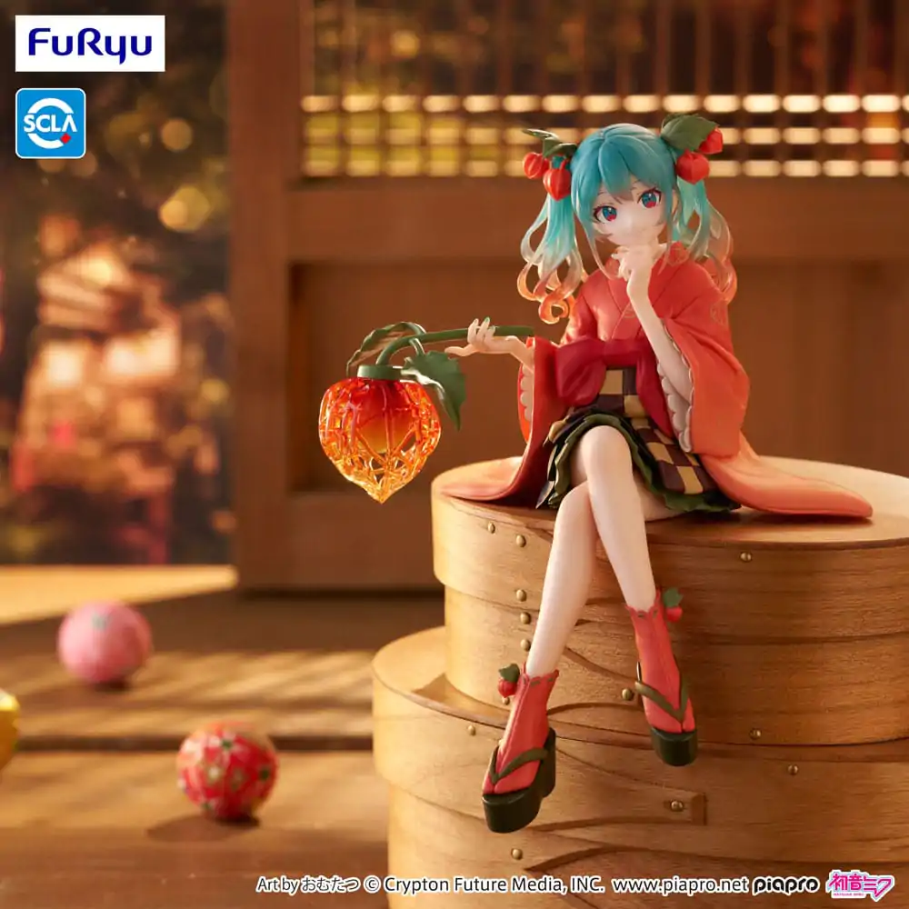 Hatsune Miku Noodle Stopper PVC Socha Flower Fairy Winter Cherry 15 cm produktová fotografia