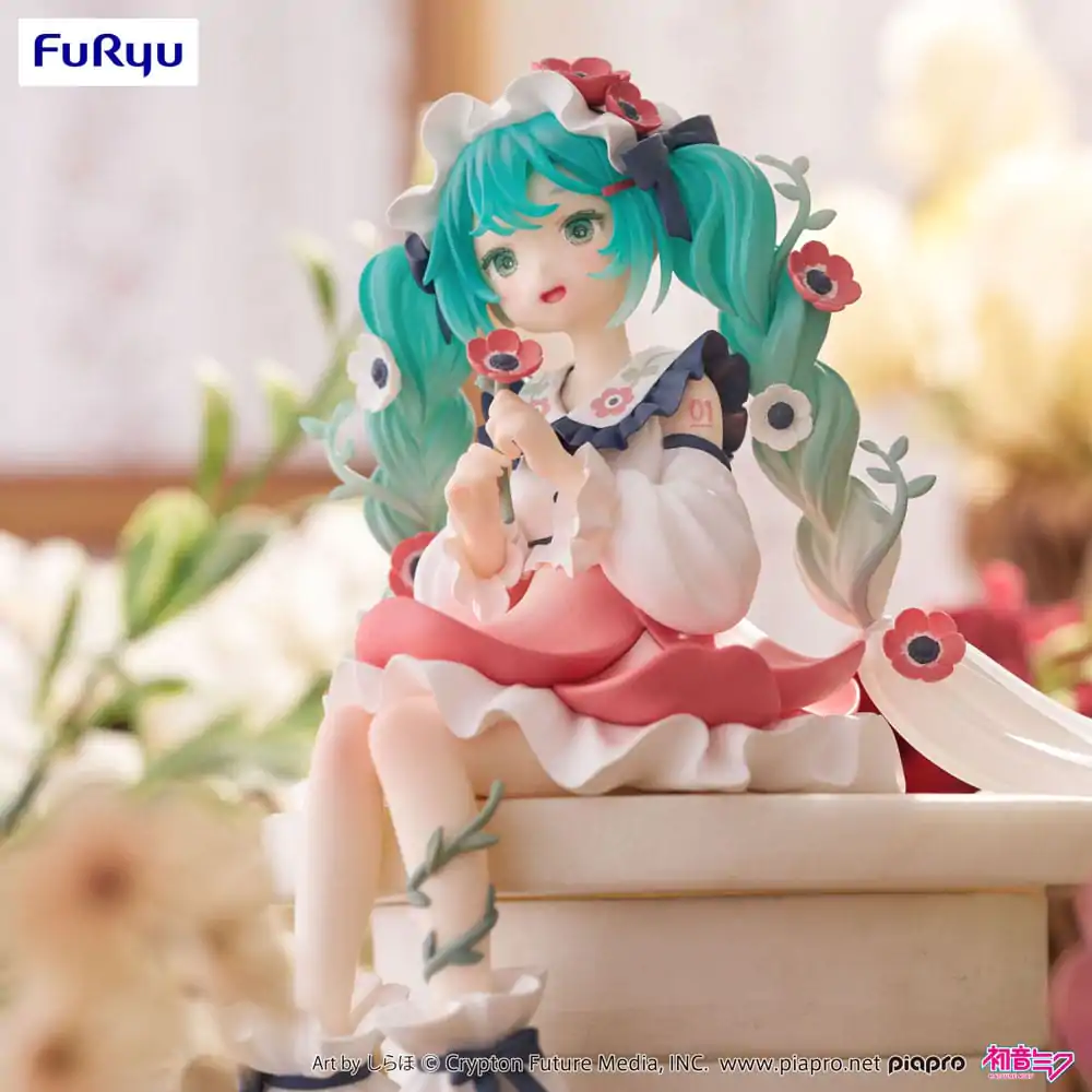 Hatsune Miku Noodle Stopper PVC Socha Hatsune Miku Flower Fairy Anemone 14 cm produktová fotografia