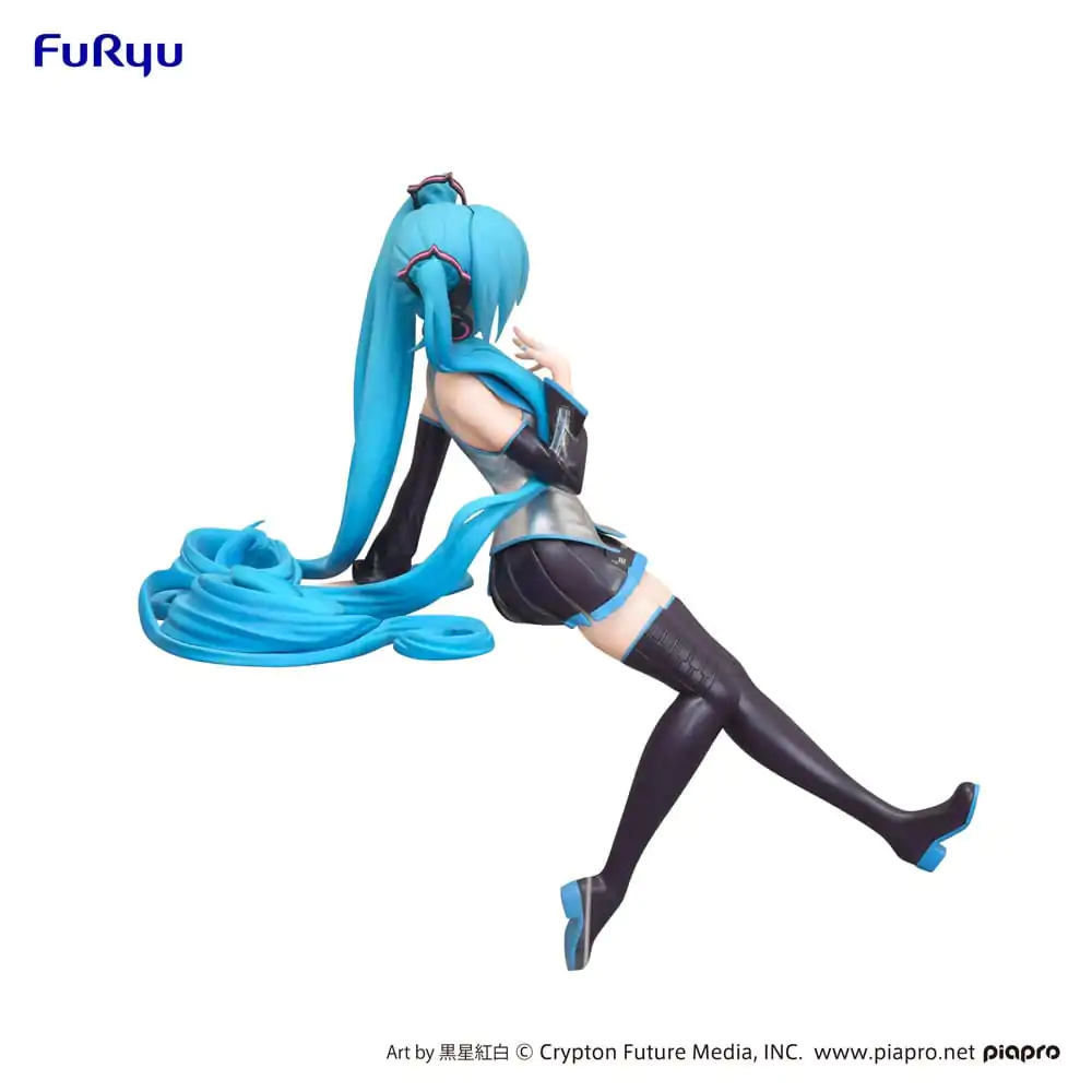 Hatsune Miku Noodle Stopper PVC Socha Kuroboshi Kouhaku Ver. (re-run) 14 cm produktová fotografia