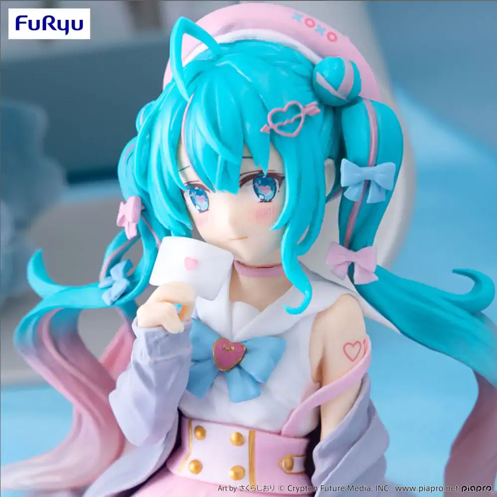 Hatsune Miku Zarážka na rezance PVC Socha Love Sailor Grey Color Ver. 13 cm produktová fotografia