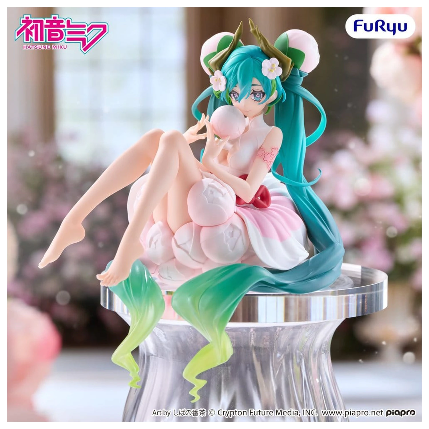 Hatsune Miku Noodle Stopper PVC Figúrka Flower Fairy White Plum Blossom 13 cm produktová fotografia