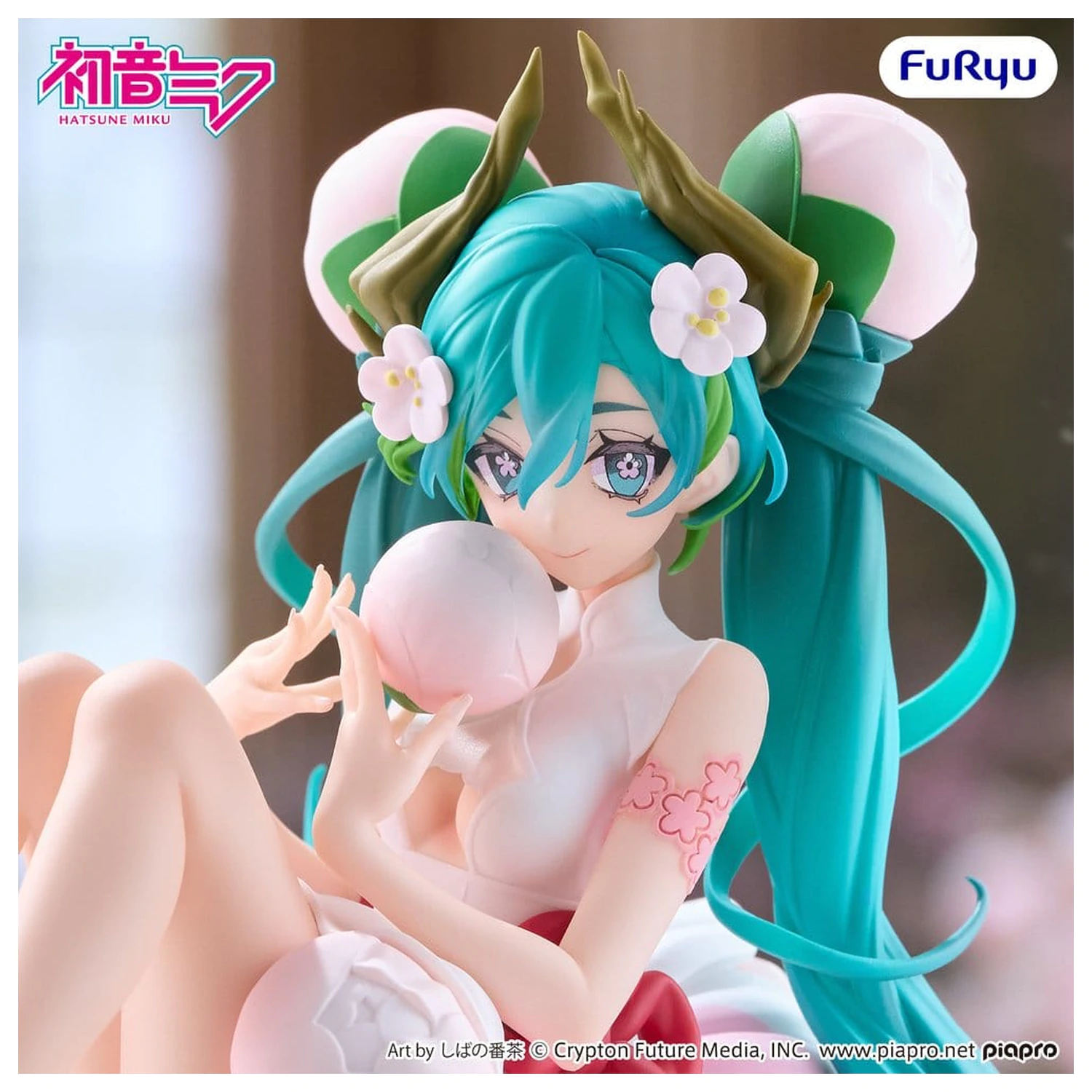 Hatsune Miku Noodle Stopper PVC Figúrka Flower Fairy White Plum Blossom 13 cm produktová fotografia