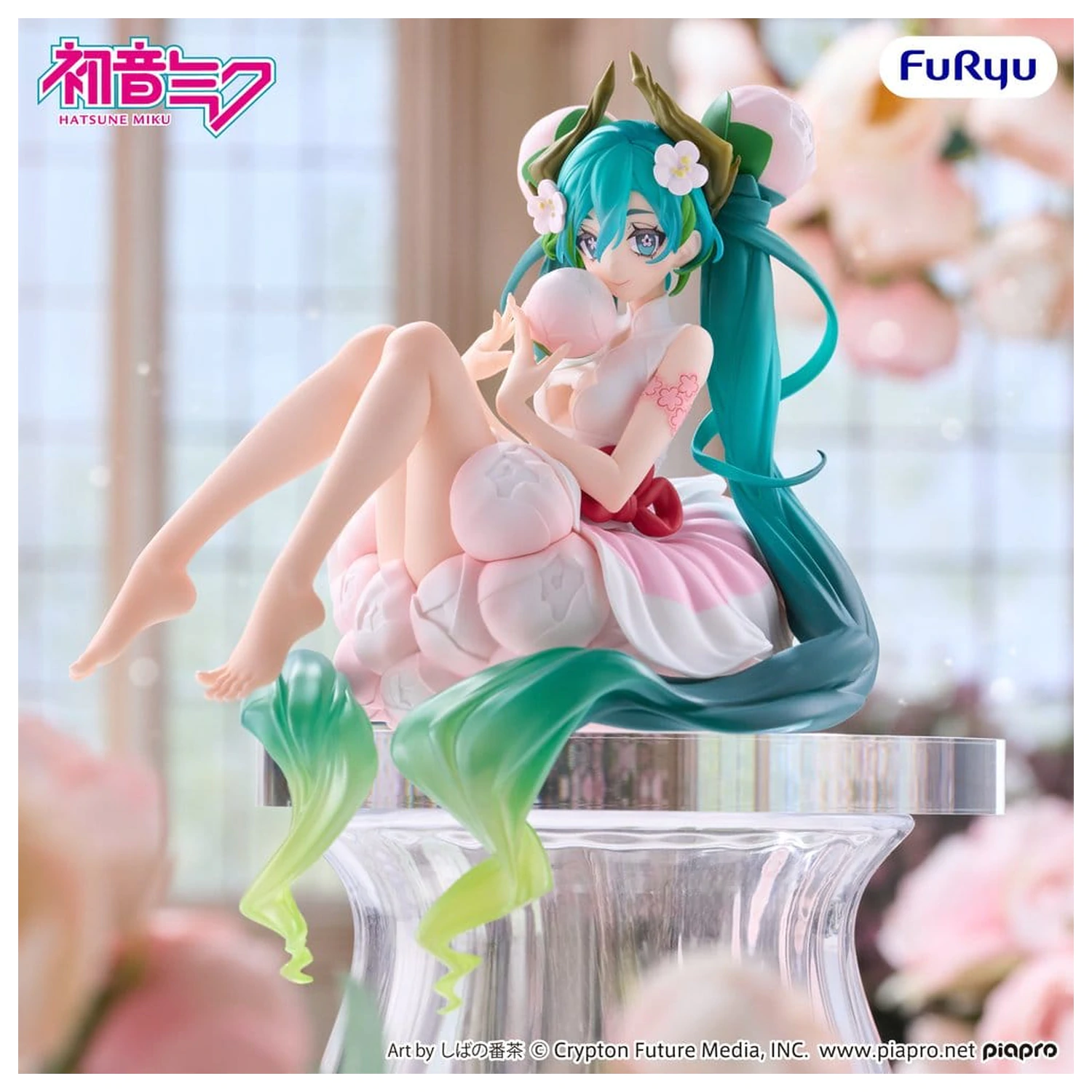 Hatsune Miku Noodle Stopper PVC Figúrka Flower Fairy White Plum Blossom 13 cm produktová fotografia