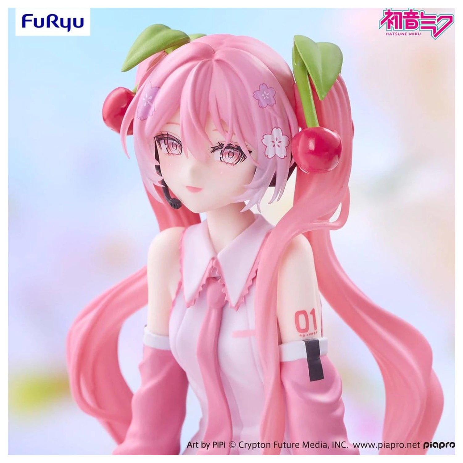Hatsune Miku Noodle Stopper PVC figúrka Sakura Miku 2026 Smile Ver. 14 cm produktová fotografia
