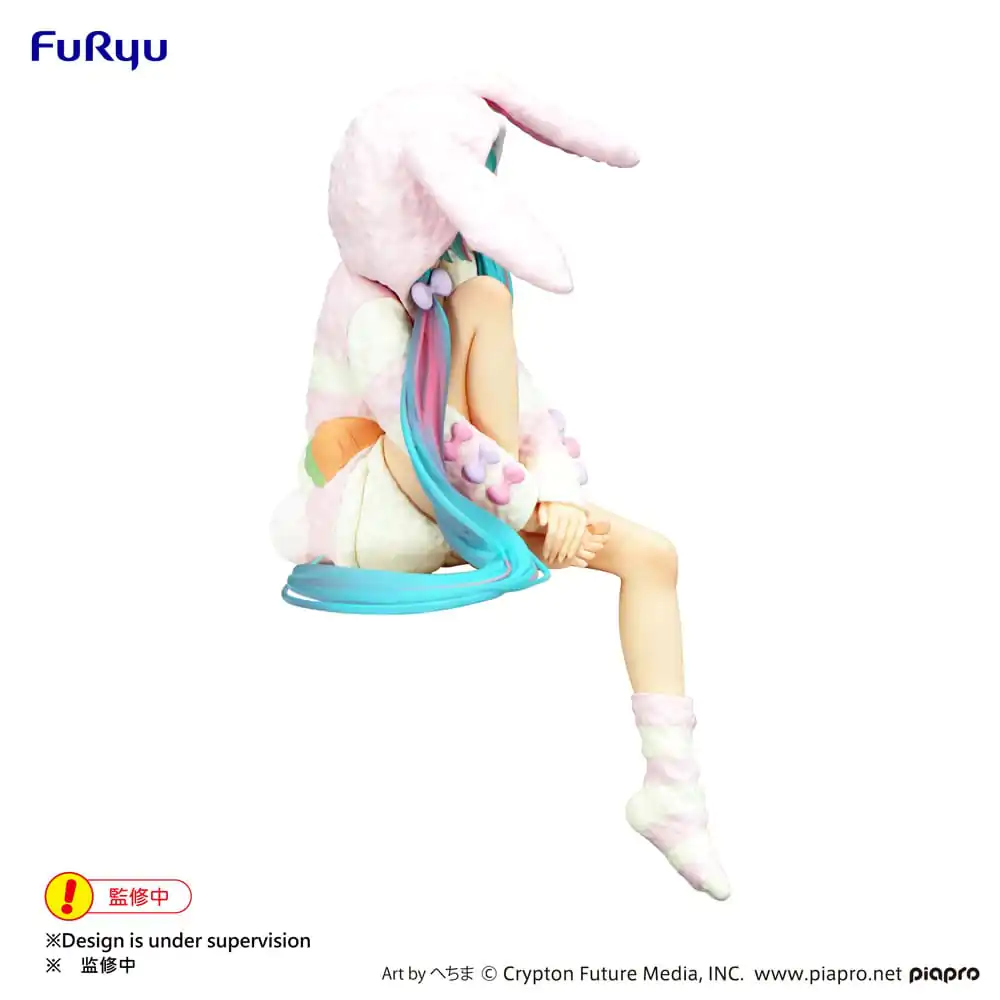 Hatsune Miku Noodle Stopper PVC Socha Králičie Ucho Kapucňa Pyžamo 14 cm produktová fotografia